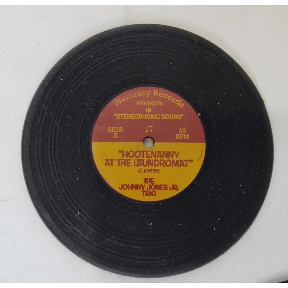 Rockin' Vinyl Coasters Set-2 VTG APX 3